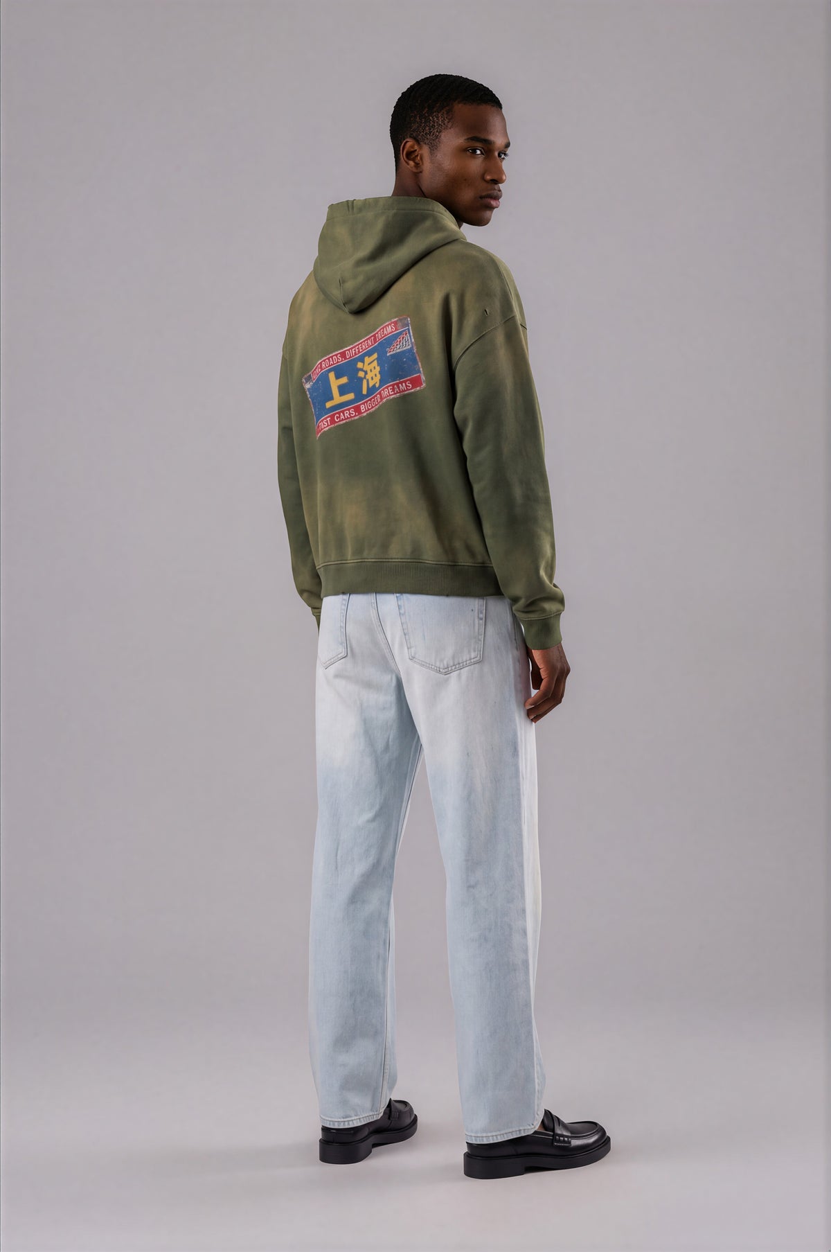 VENTORE "Shanghai License Plate" Oversized Heavyweight Hoodie
